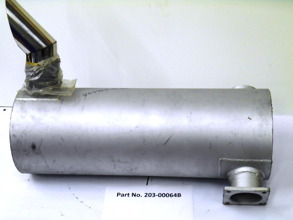 DAEWOO S225LCV EXHAUST MUFFLER (Part No. 203-00064B)