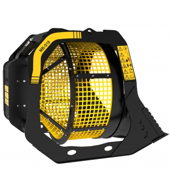 MB-S18 S2 screener bucket side view